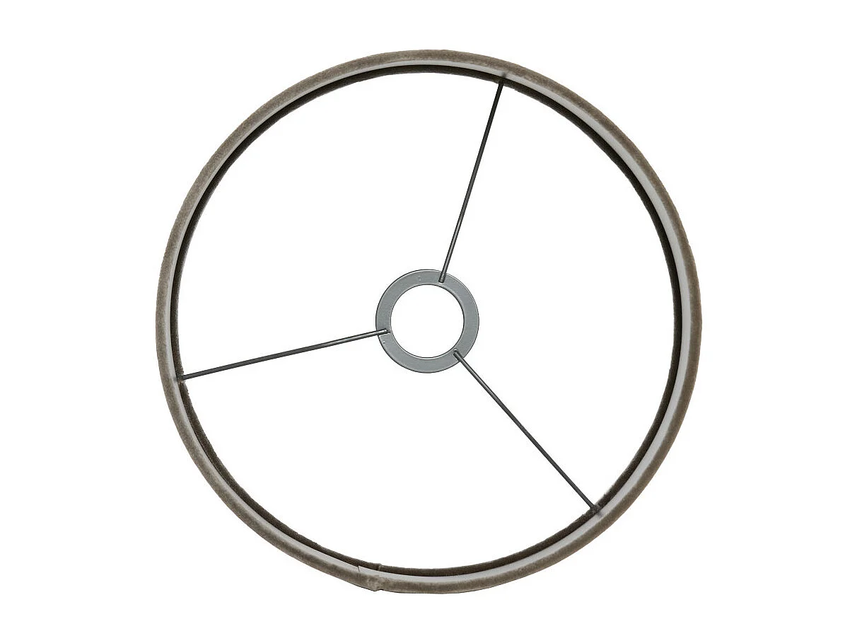 Abat-jour PALATA - Ø30x21cm - Marron