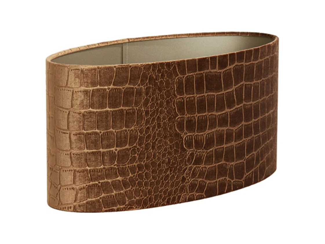 Lampenschirm PRAYA - 45x21x22cm - Braun