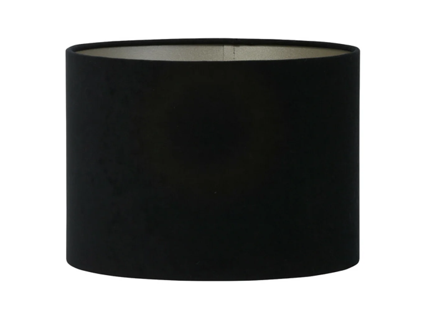 Abat-jour VELOURS - Ø25x18cm - Noir
