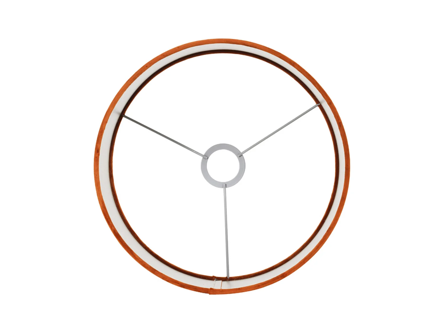 Pantalla VELOURS - Ø40x30cm - Naranja