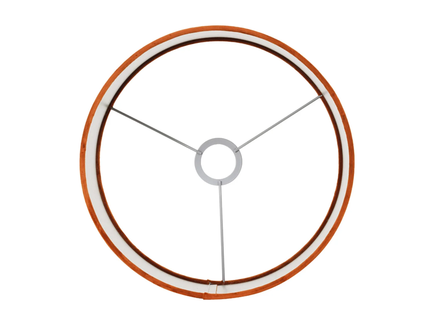 Lampenkap VELOURS - Ø40x30cm - Oranje