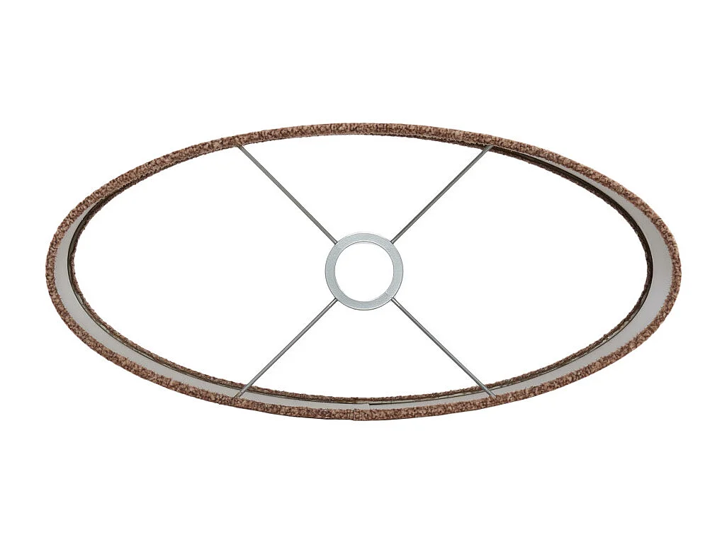 Abat-jour BRANDY - 45x21x32cm - Marron