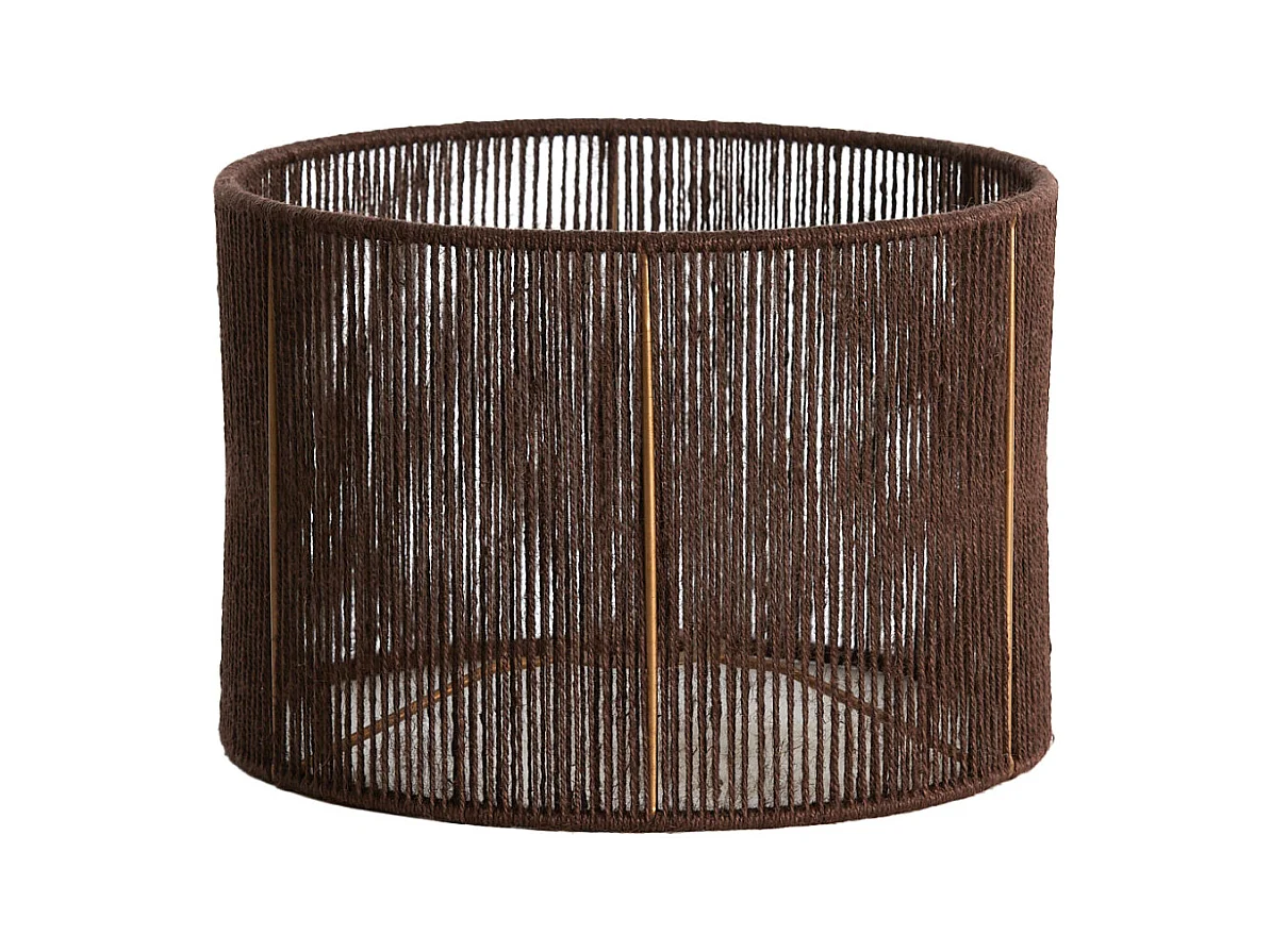 Abat-jour TOSSA - Ø30x21cm - Marron