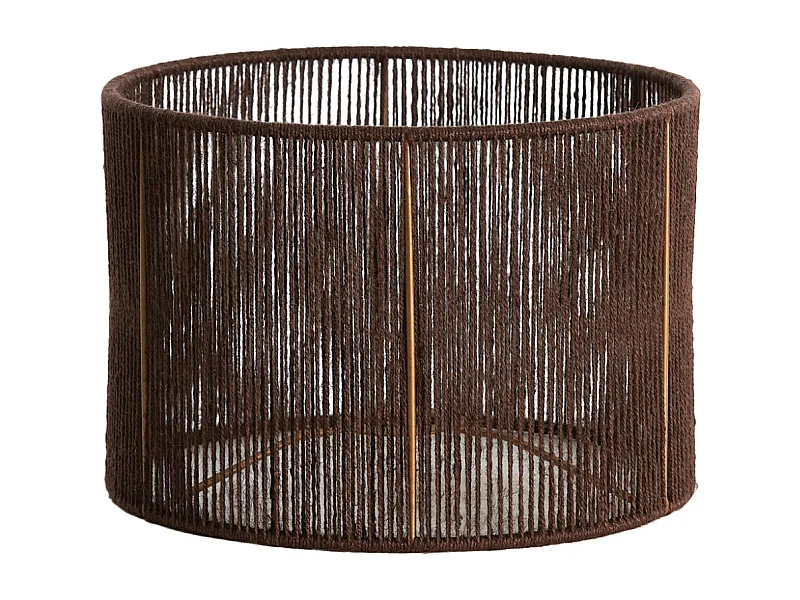 Abat-jour TOSSA - Ø30x21cm - Marron