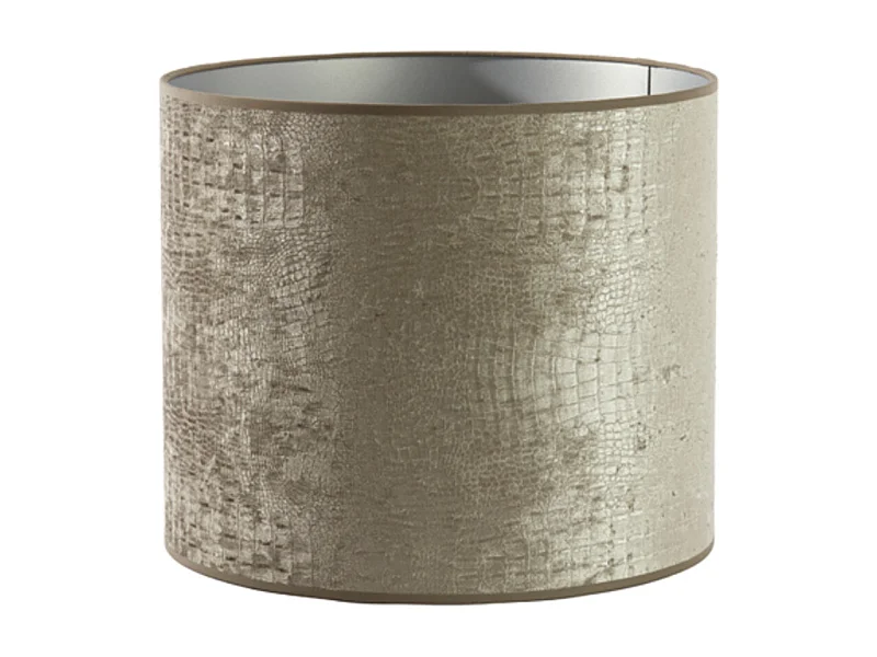 Lampenschirm CHELSEA - Ø35x30cm - Silber