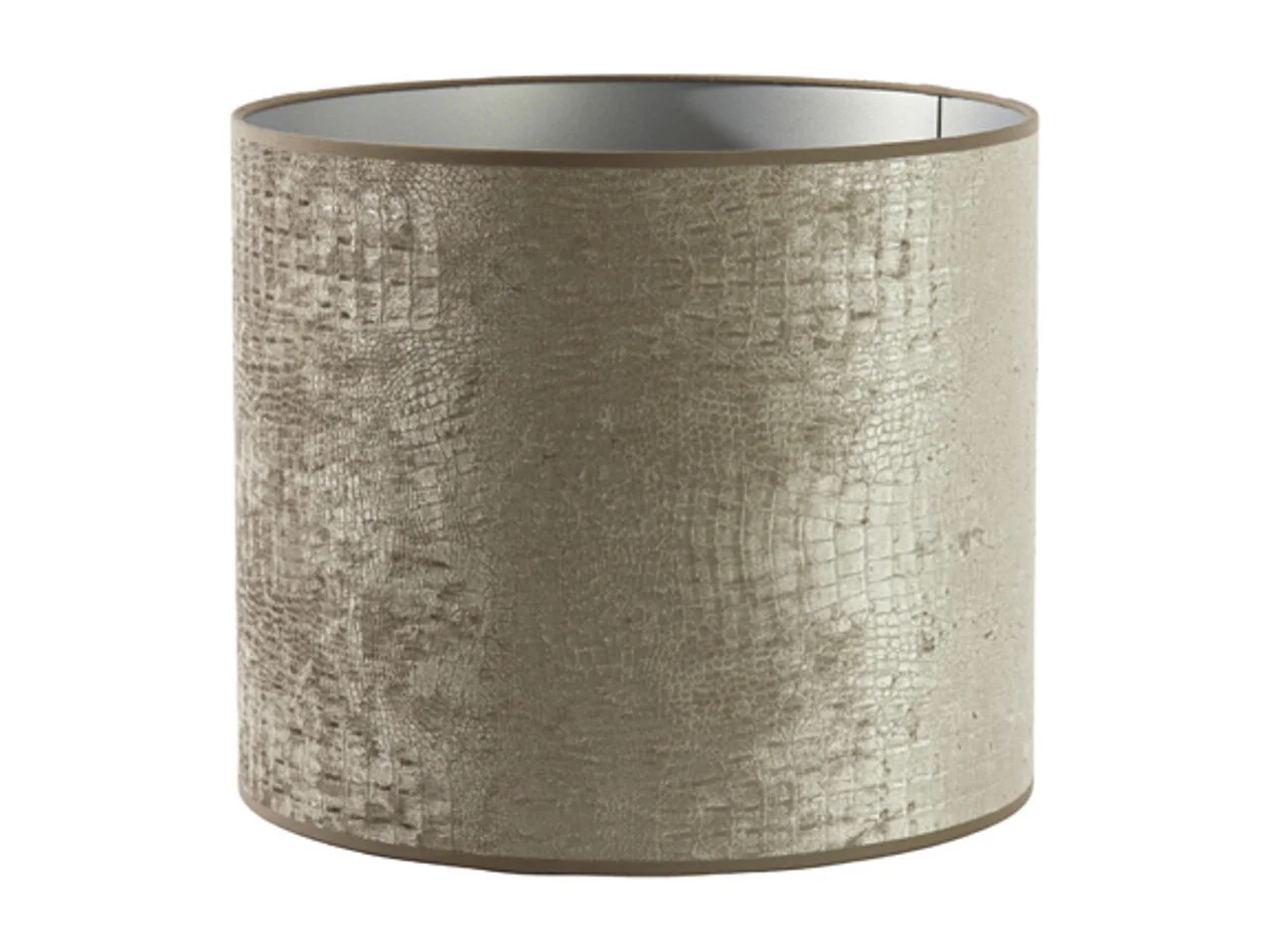 Lampenkap CHELSEA - Ø35x30cm - Zilver