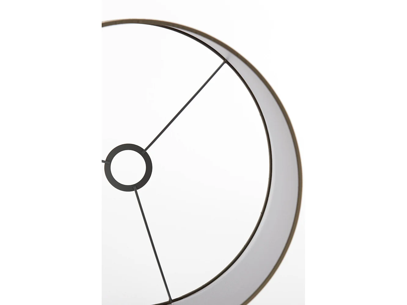 Lampenkap CHELSEA - Ø35x30cm - Zilver