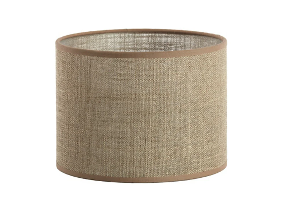 Abat-jour CADEN - Ø20x15cm - Marron