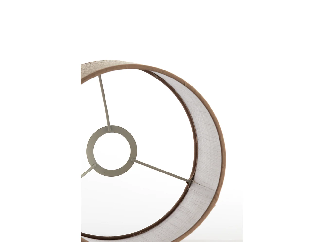 Abat-jour CADEN - Ø20x15cm - Marron