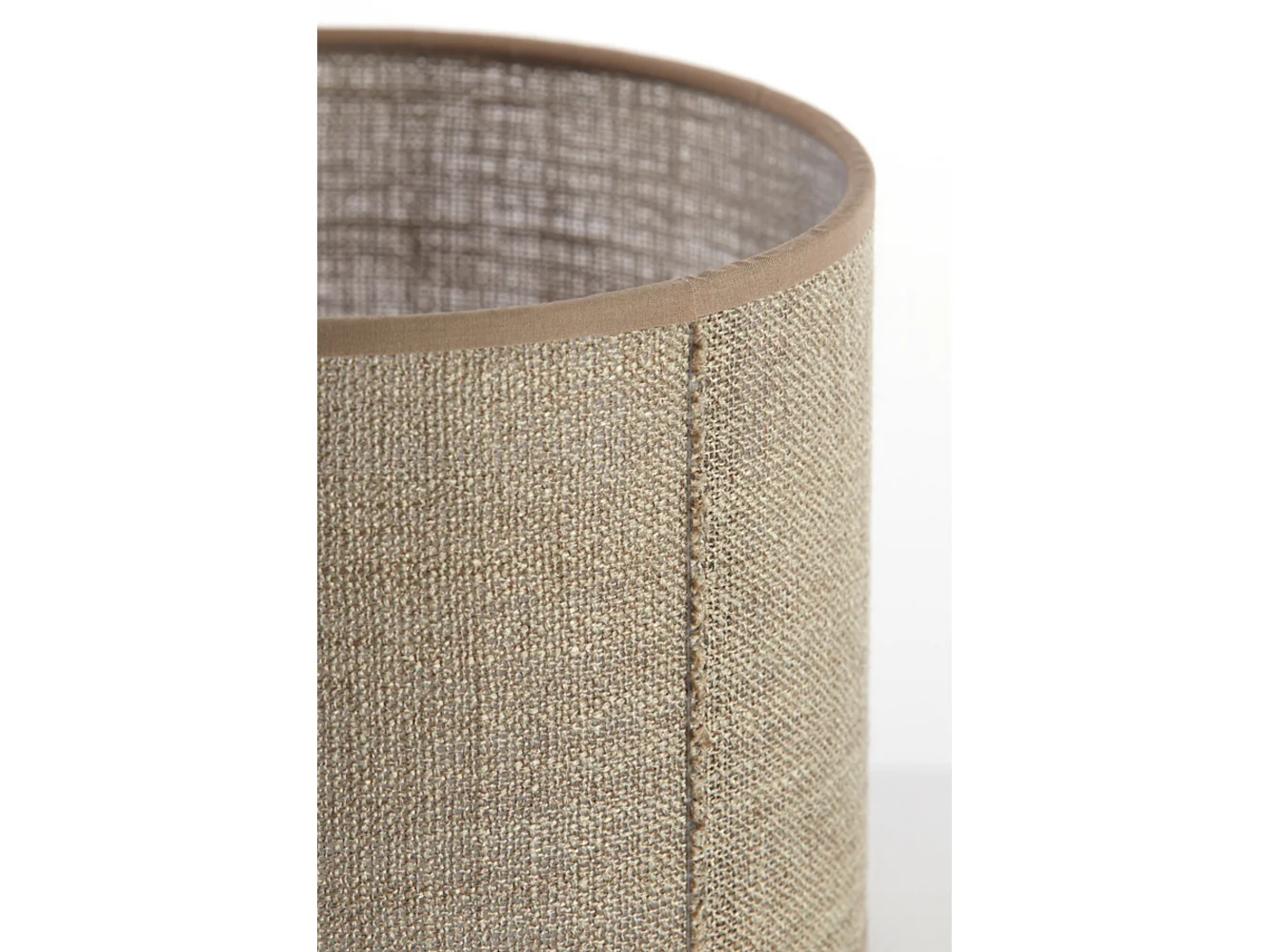 Abat-jour CADEN - Ø20x15cm - Marron