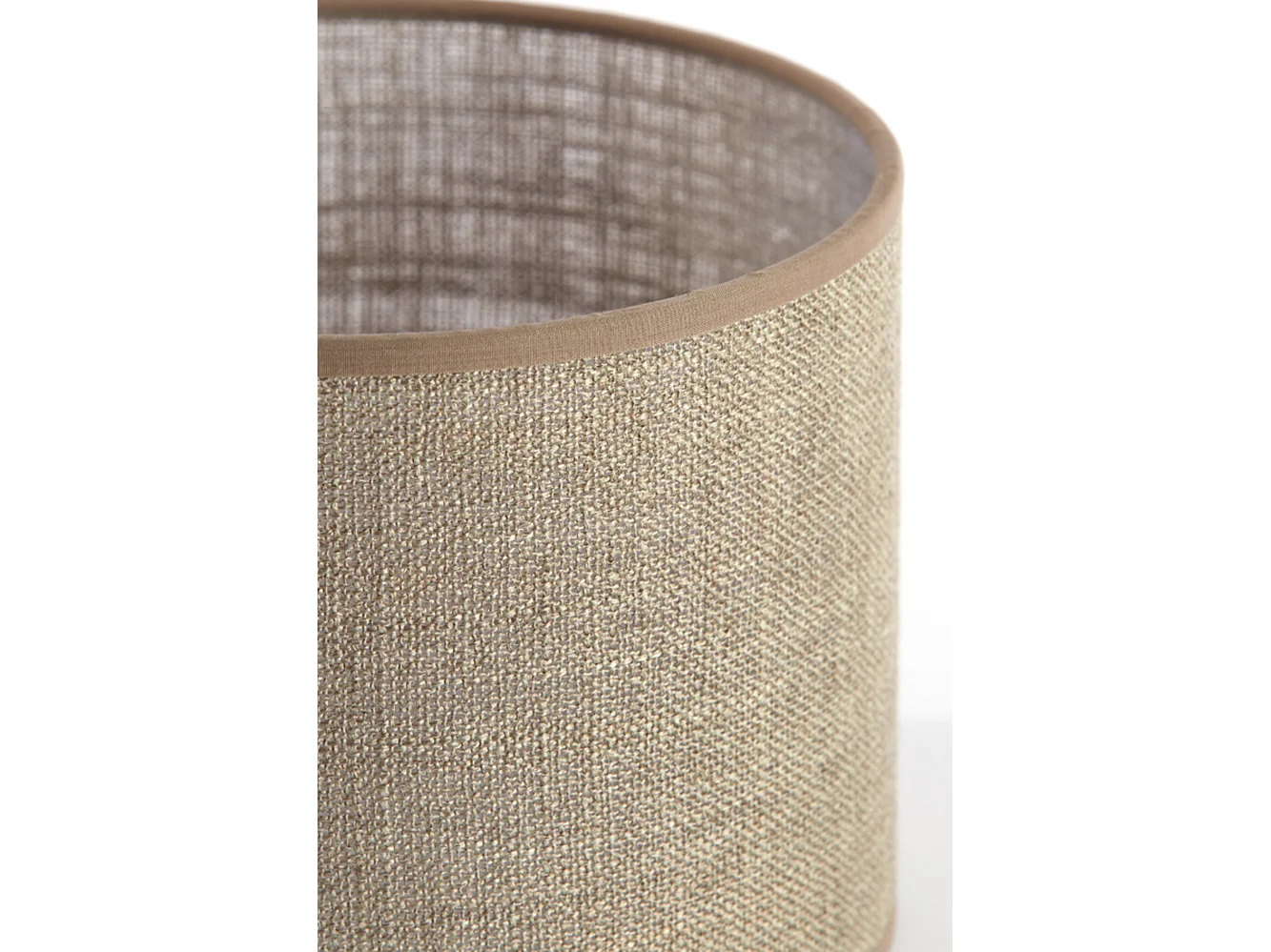 Abat-jour CADEN - Ø20x15cm - Marron