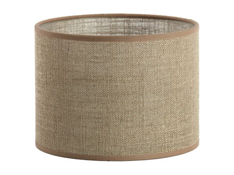 Abat-jour CADEN - Ø20x15cm - Marron