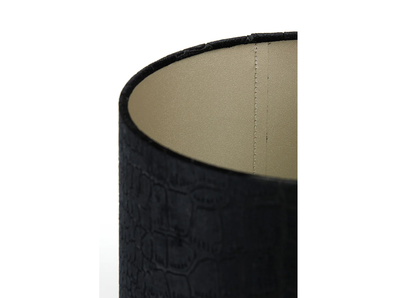 Abat-jour PRAYA - Ø40x30cm - Noir