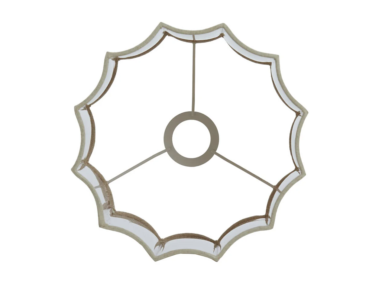 Abat-jour DISLI - Ø24x35cm - Marron