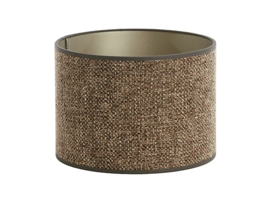 Abat-jour SAVERNA - Ø20x15cm - Marron