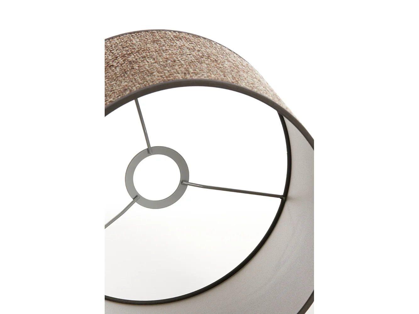 Abat-jour SAVERNA - Ø20x15cm - Marron