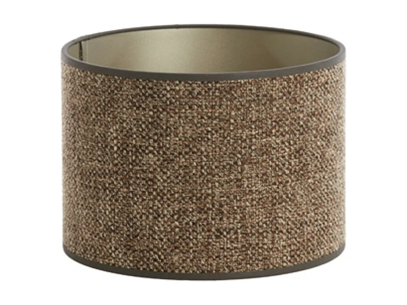 Abat-jour SAVERNA - Ø20x15cm - Marron