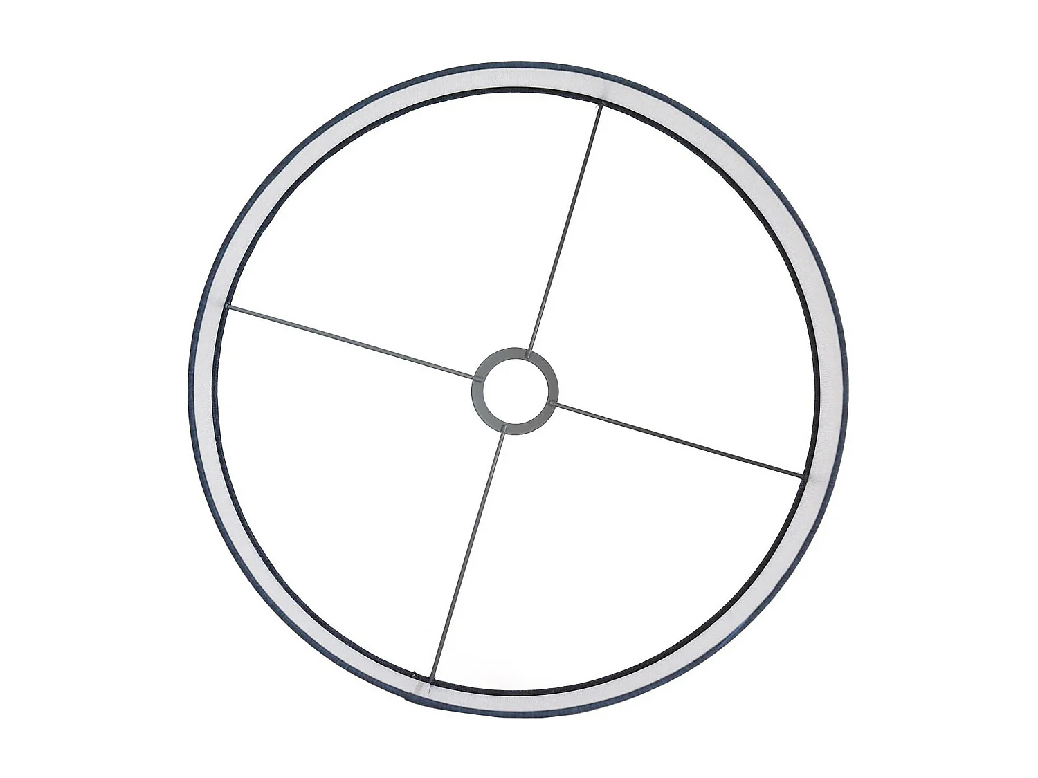 Abat-jour HARPER - Ø40x30cm - Bleu