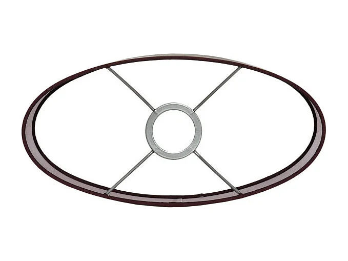 Abat-jour IMANI - 30x15x25cm - Rouge