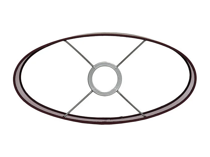 Abat-jour IMANI - 30x15x25cm - Rouge