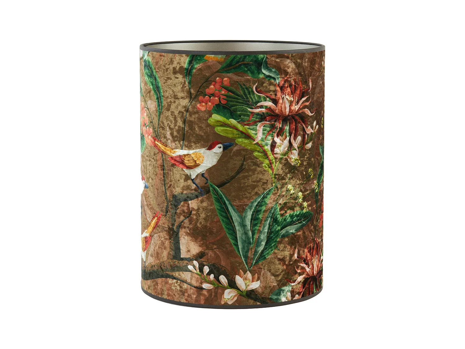 Abat-jour PASSARO - Ø40x49cm - Marron