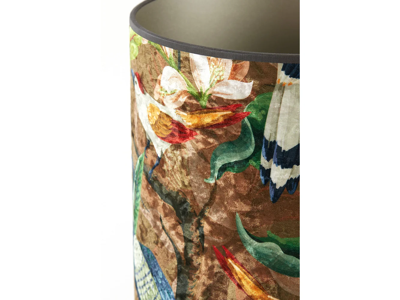 Abat-jour PASSARO - Ø40x49cm - Marron