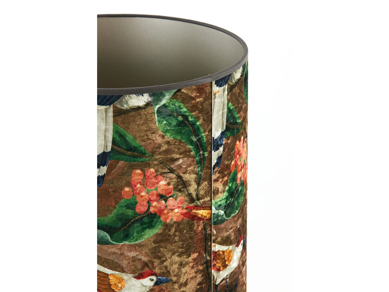 Abat-jour PASSARO - Ø40x49cm - Marron