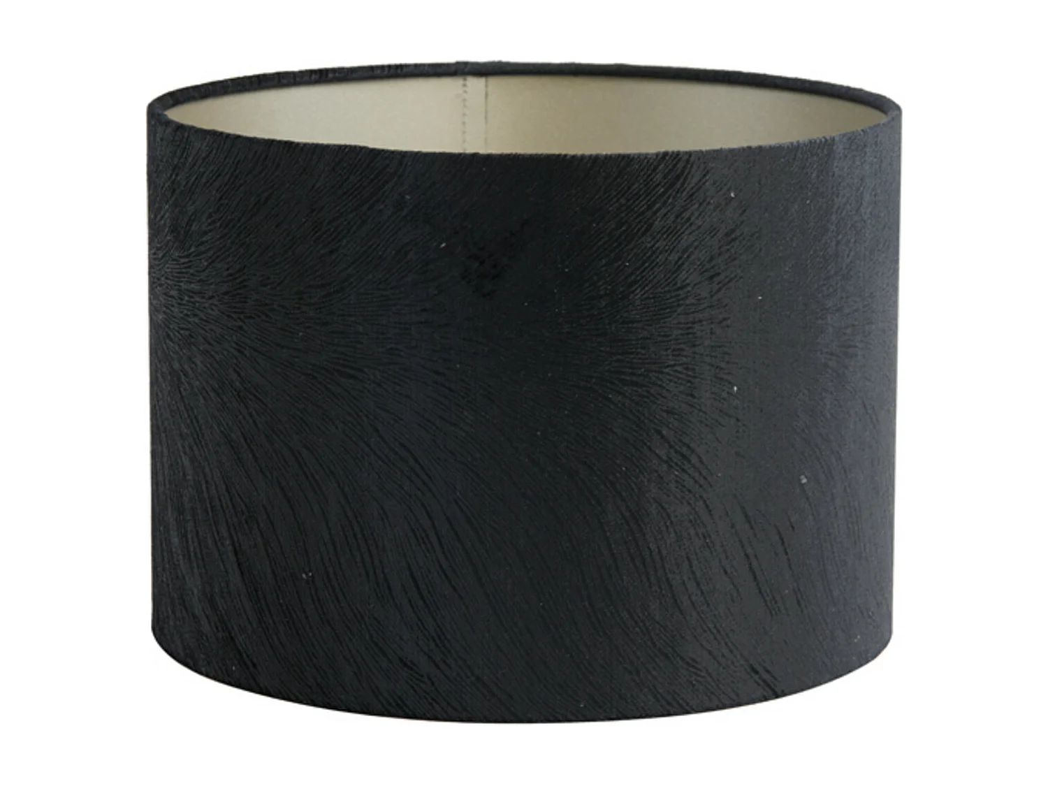 Lampenkap LUBIS - Ø20x15cm - Zwart