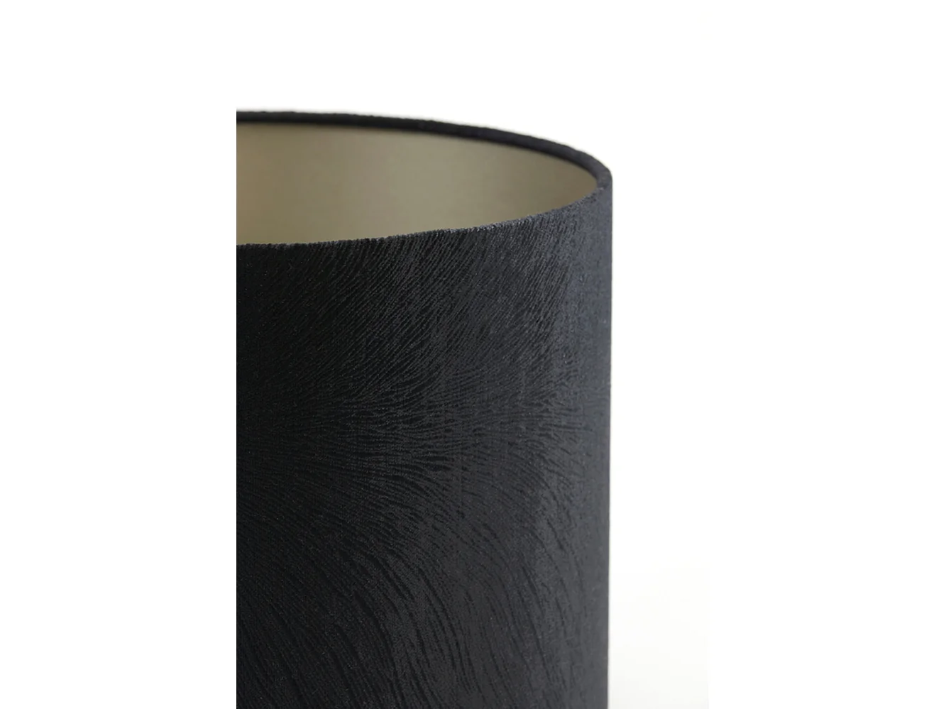 Lampenkap LUBIS - Ø20x15cm - Zwart