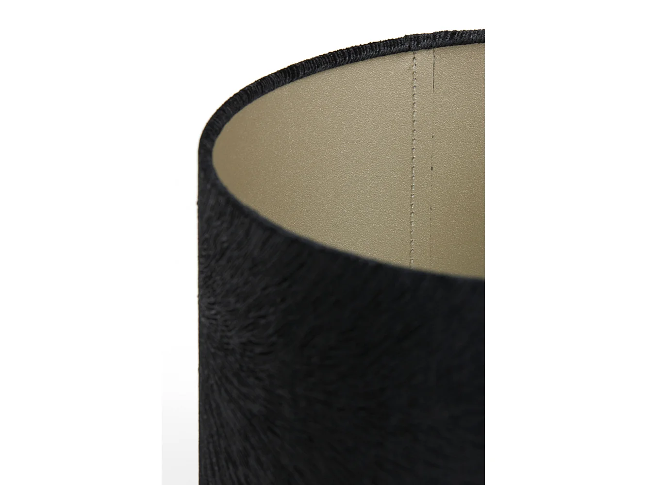 Lampenkap LUBIS - Ø20x15cm - Zwart