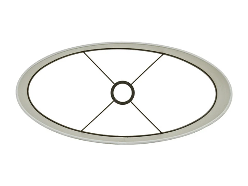 Abat-jour SAVERNA - 30x15x25cm - Blanc