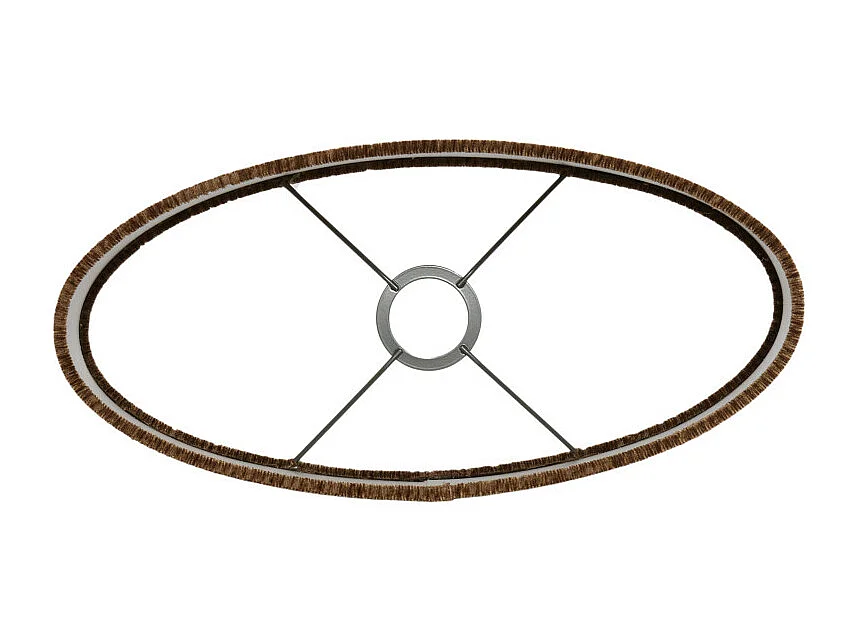 Lampenkap FLAIR - 38x17.5x28cm - Bruin