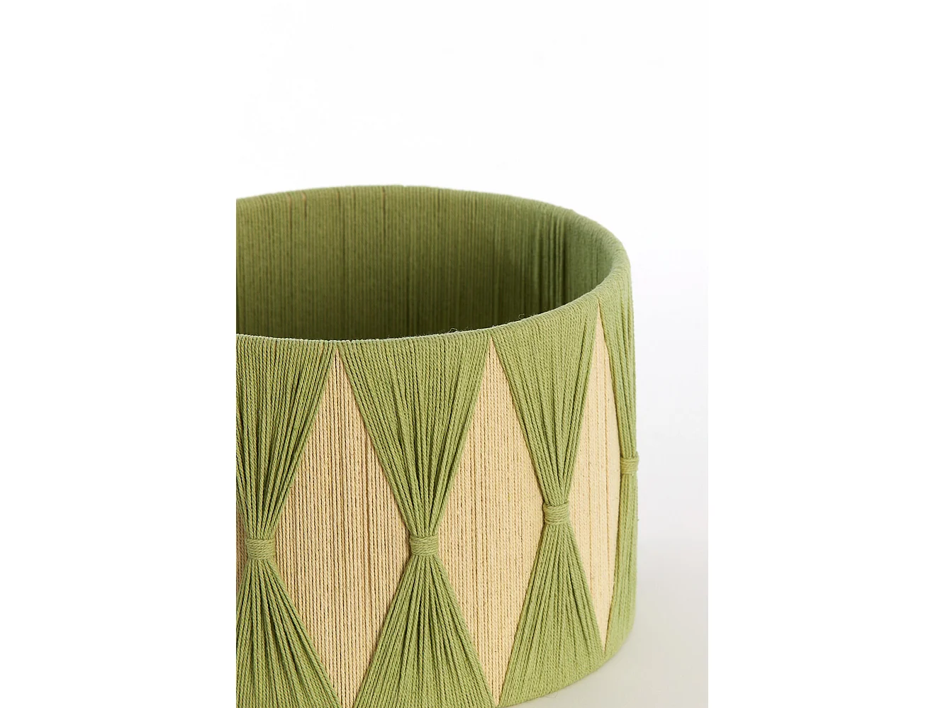 Abat-jour HANNAH - Ø25x18cm - Vert