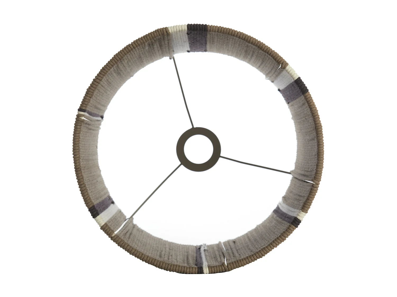 Abat-jour MEDAN - Ø30x40cm - Marron