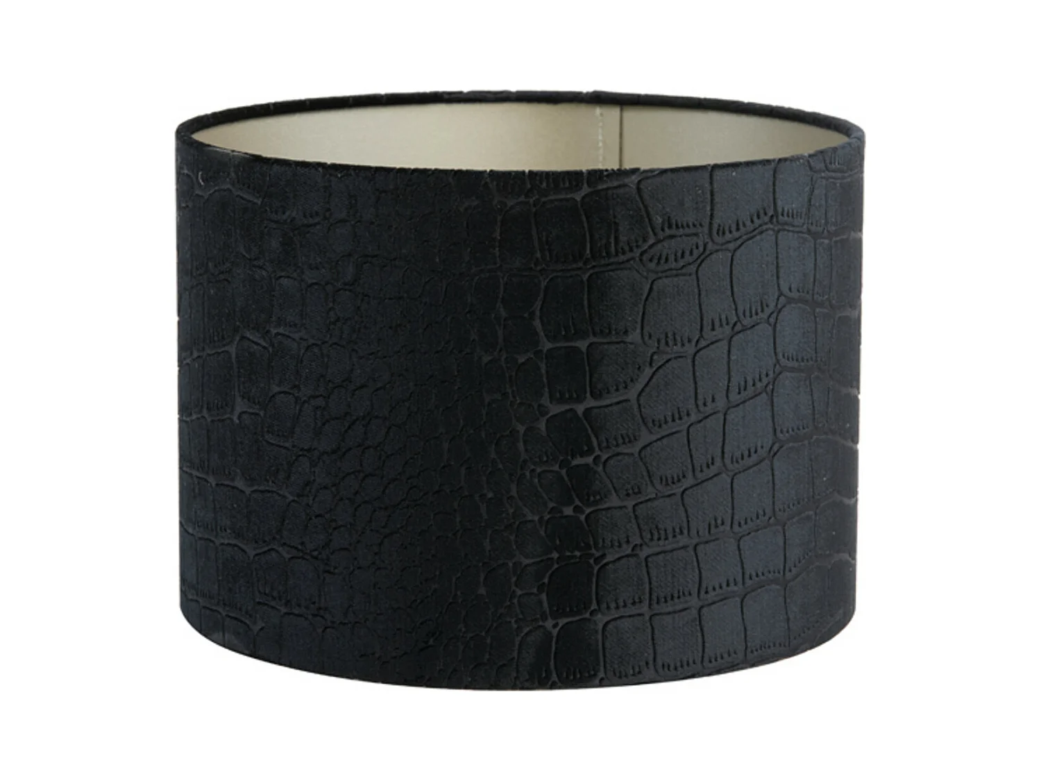 Abat-jour PRAYA - Ø20x15cm - Noir