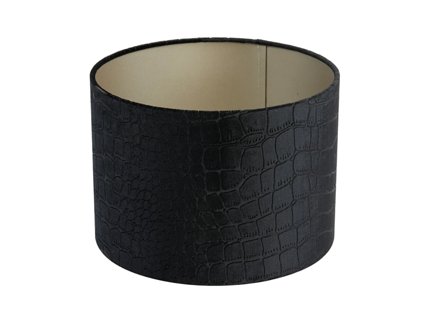 Abat-jour PRAYA - Ø20x15cm - Noir