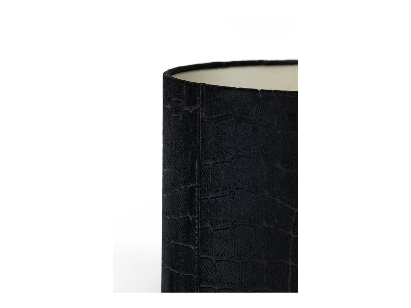 Abat-jour PRAYA - Ø20x15cm - Noir