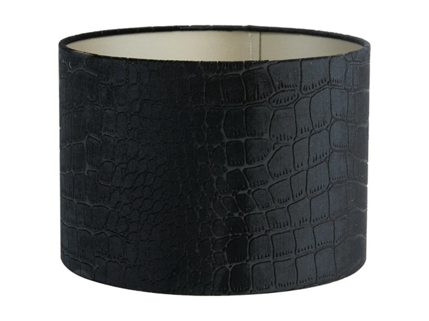 Abat-jour PRAYA - Ø20x15cm - Noir