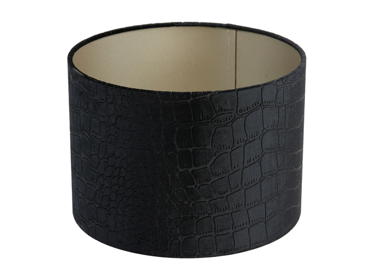 Abat-jour PRAYA - Ø20x15cm - Noir