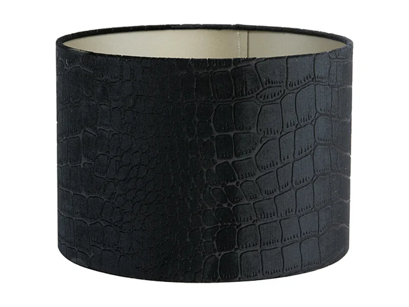 Abat-jour PRAYA - Ø20x15cm - Noir