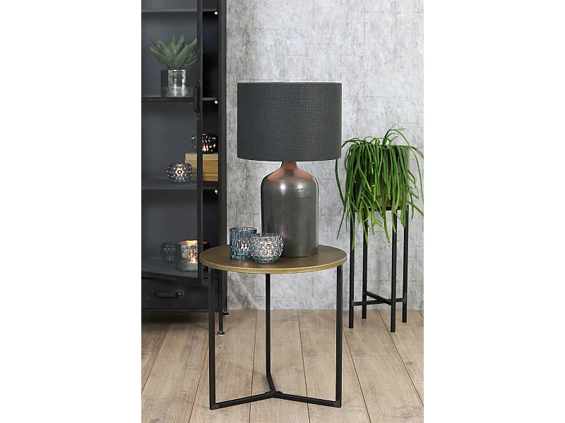 Lampenschirm LIVIGNO - Ø35x25cm - Grau