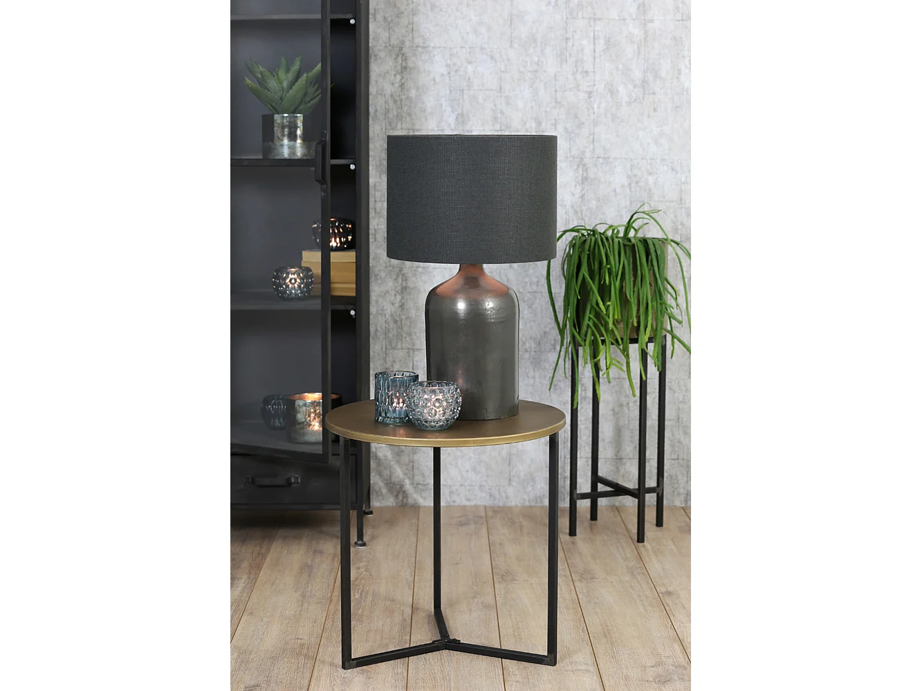 Lampenschirm LIVIGNO - Ø35x25cm - Grau