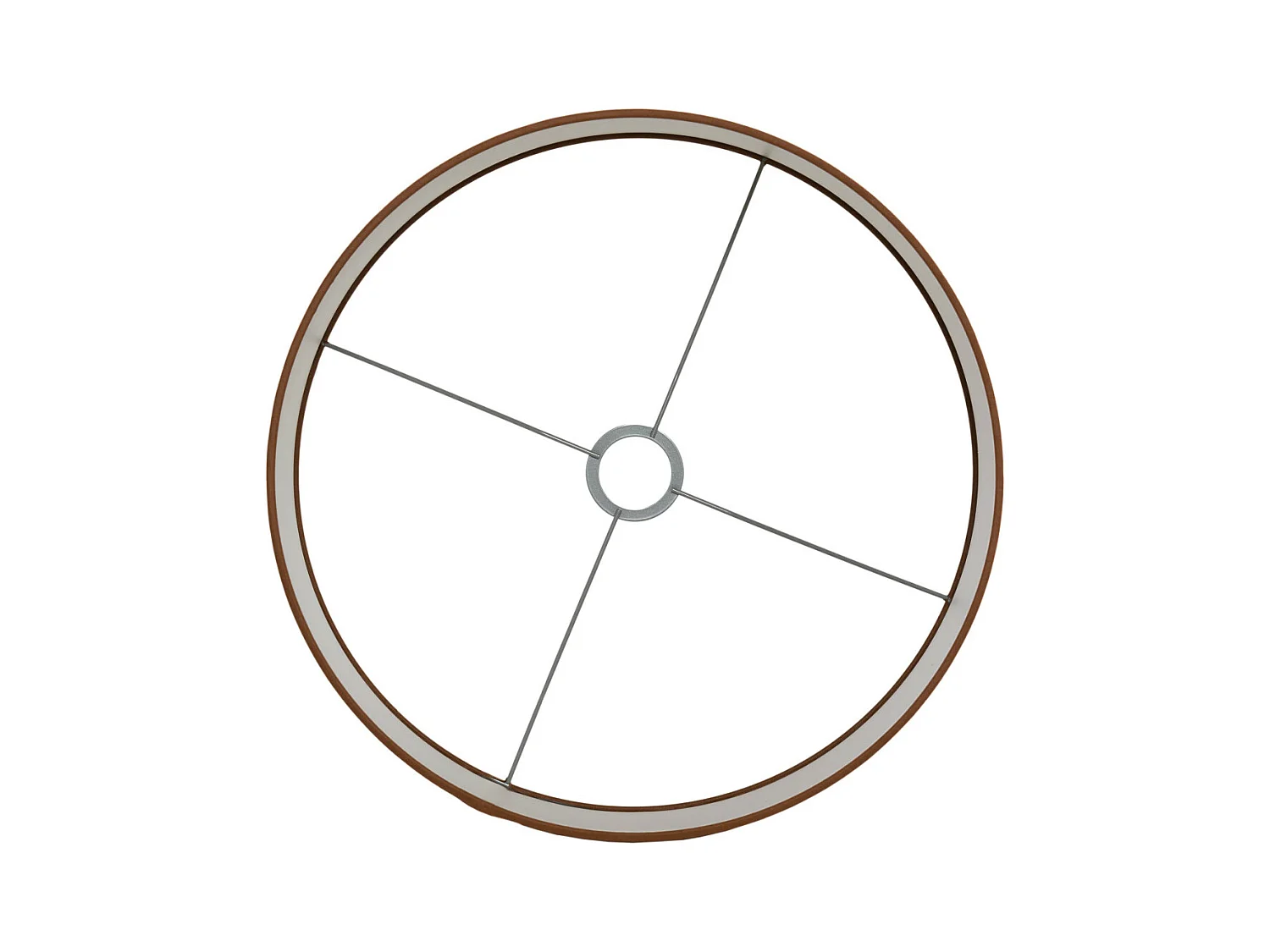 Abat-jour PENNY - Ø40x30cm - Marron