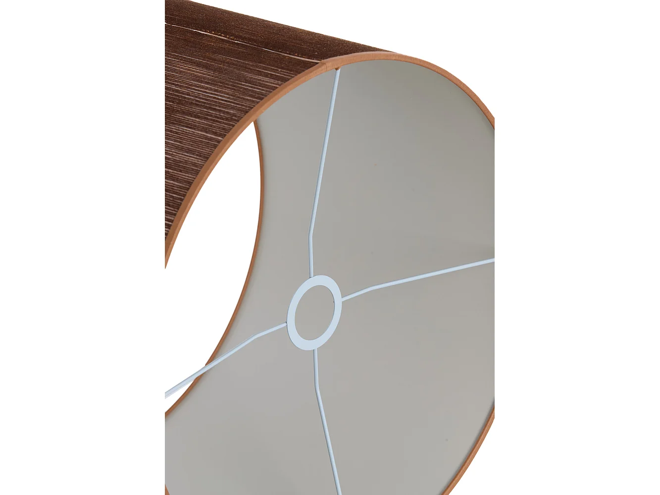 Abat-jour PENNY - Ø40x30cm - Marron