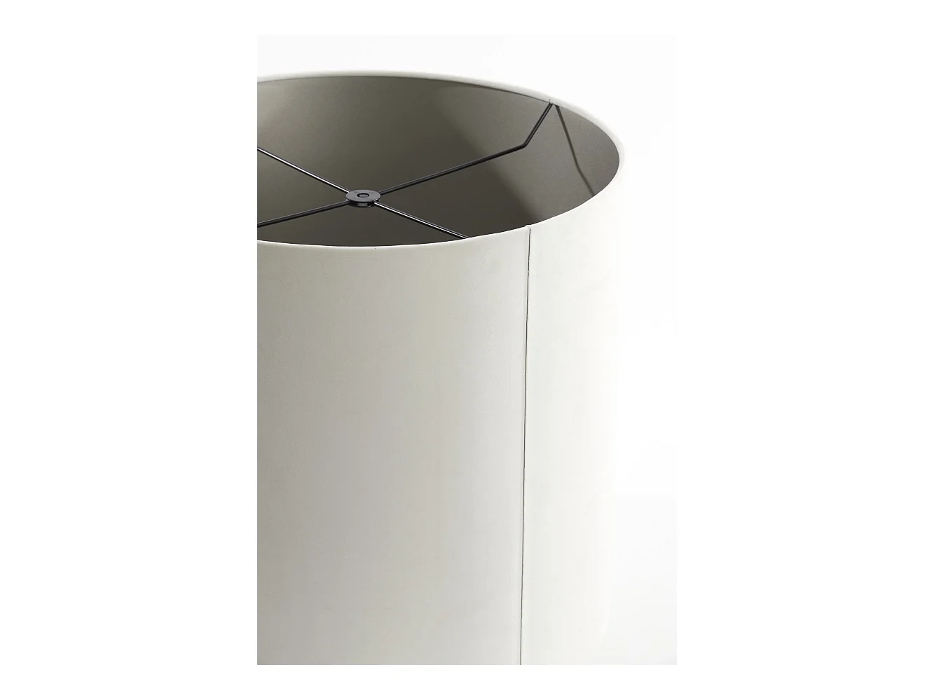 Abat-jour VELOURS - Ø45x45cm - Blanc