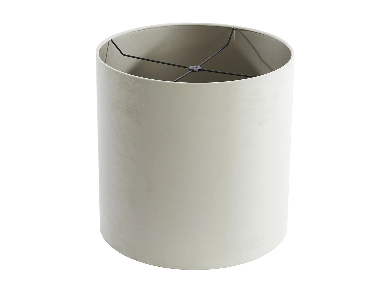 Lampenkap VELOURS - Ø45x45cm - Wit