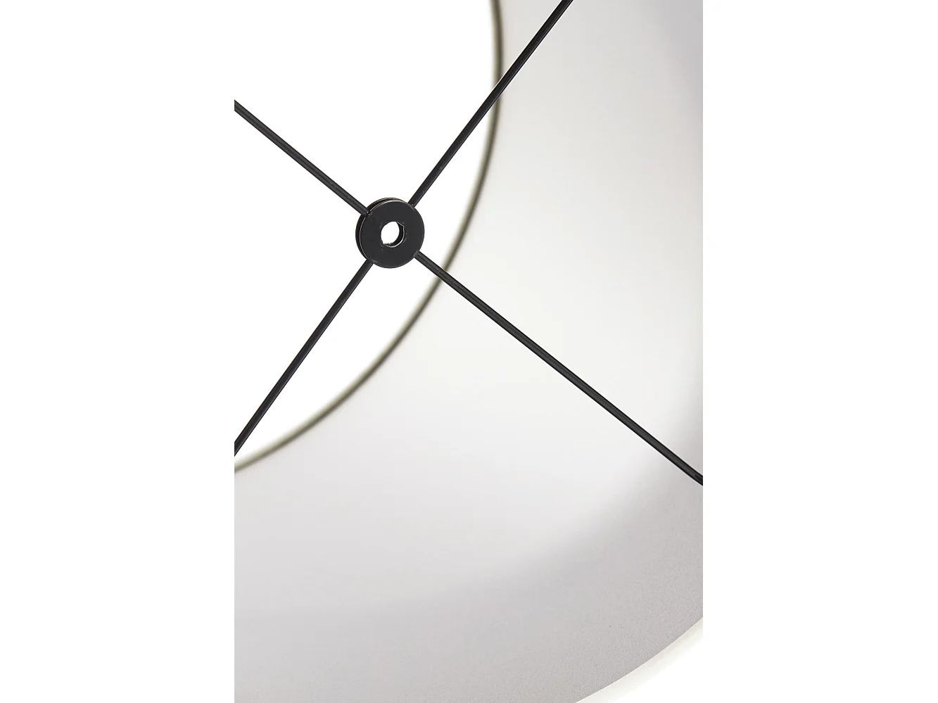 Lampenkap VELOURS - Ø45x45cm - Wit