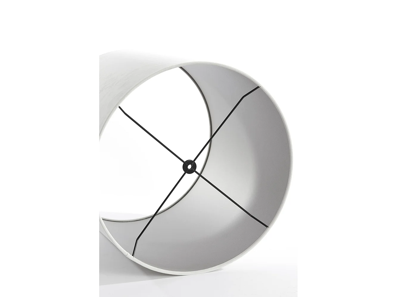 Lampenkap VELOURS - Ø45x45cm - Wit