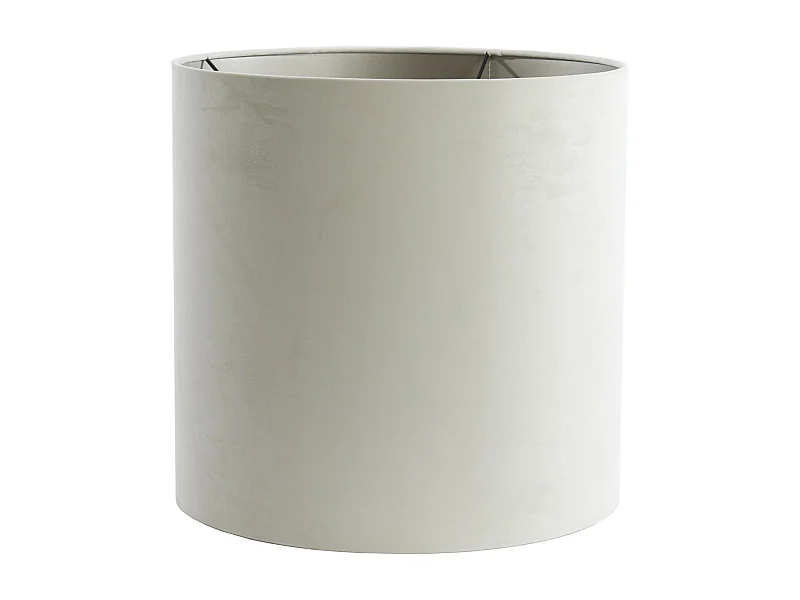 Lampenkap VELOURS - Ø45x45cm - Wit