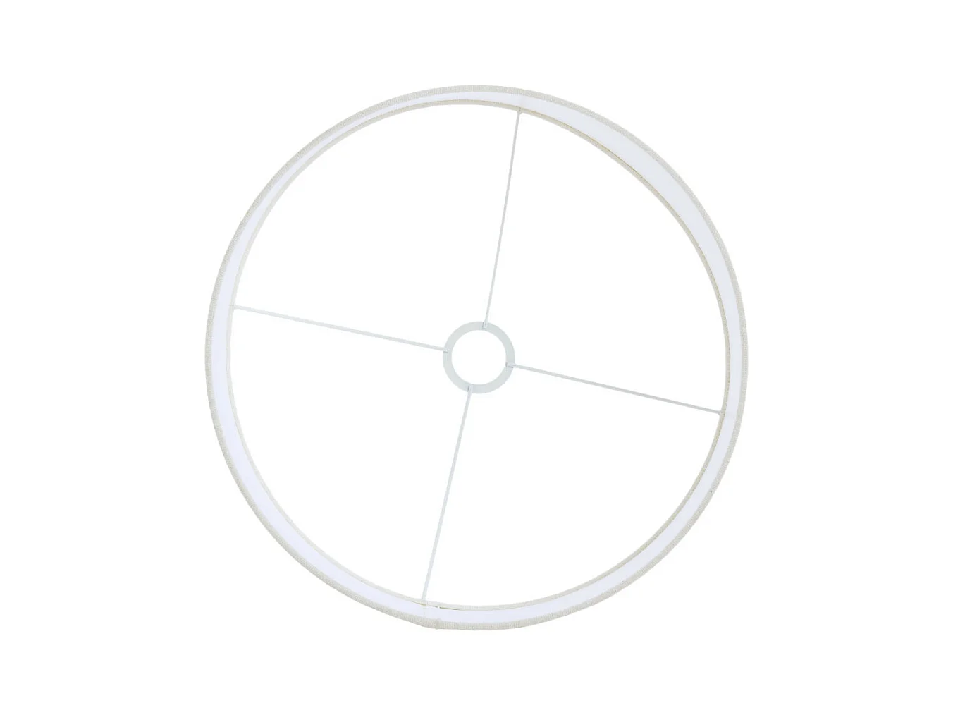 Abat-jour LIVIGNO - Ø35x30cm - Blanc